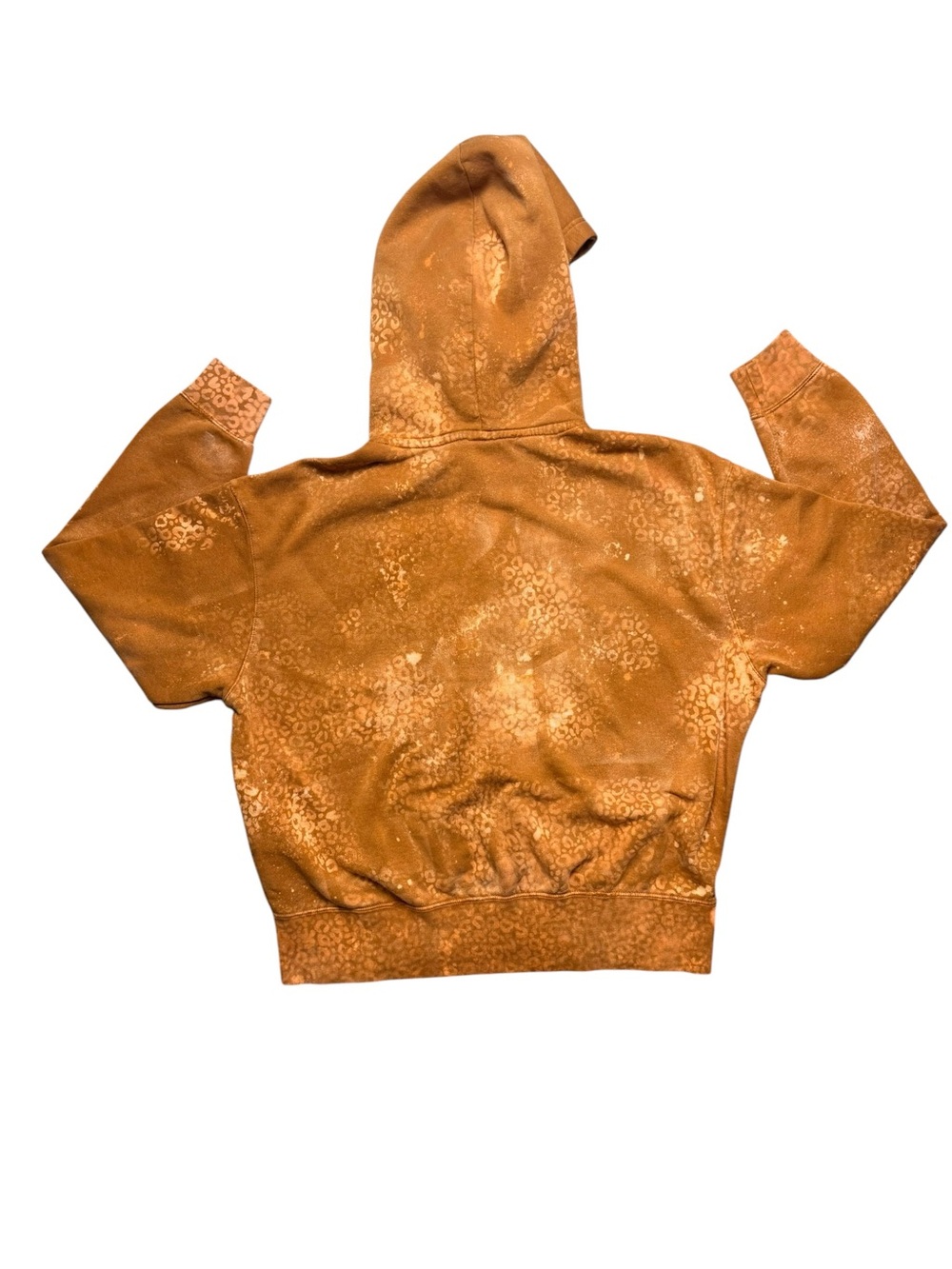 Nike Women’s Small Custom Leopard Distressed Studded Hoodie One of a Kind - Picture 3 of 10